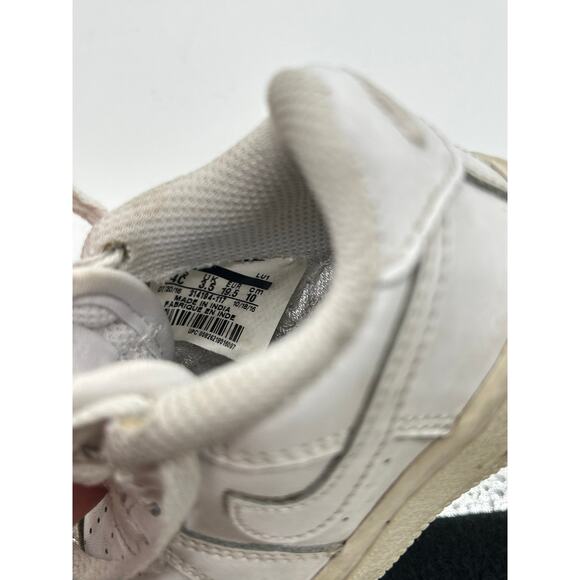 Nike Air Force 1 Triple White Baby Toddler Athletic Lace Shoes Sneakers Size 4C - Picture 4 of 7